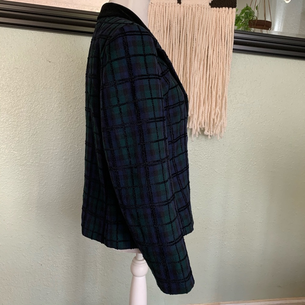 Pendleton Wool Blend Plaid Button Up Jacket - image 3